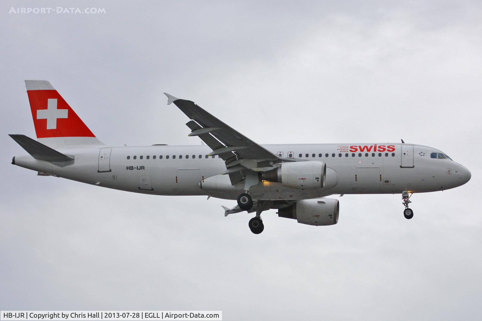 HB-IJR, 1997 Airbus A320-214 C/N 0703, Swiss International Air Lines