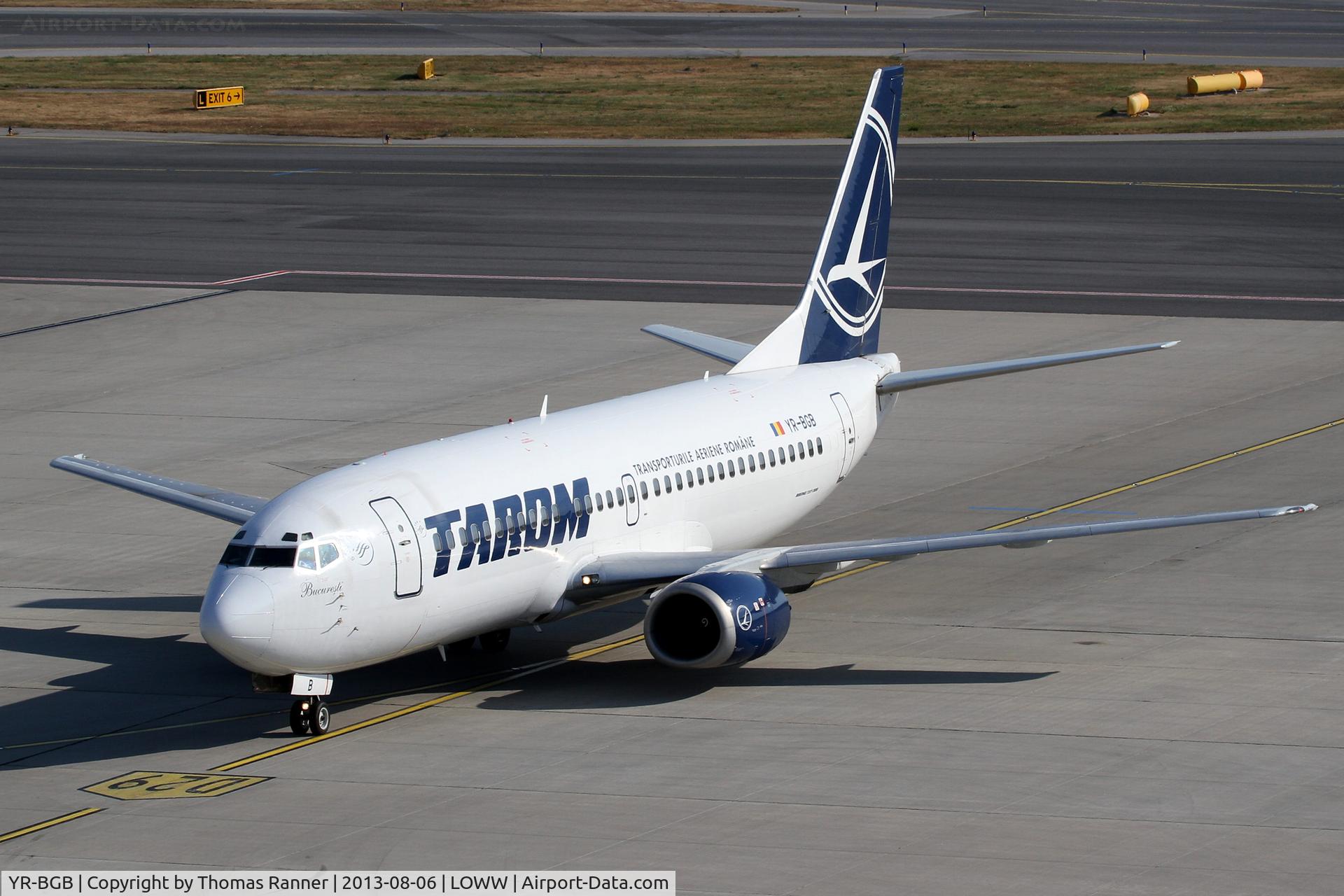 YR-BGB, 1993 Boeing 737-38J C/N 27180, Tarom B737