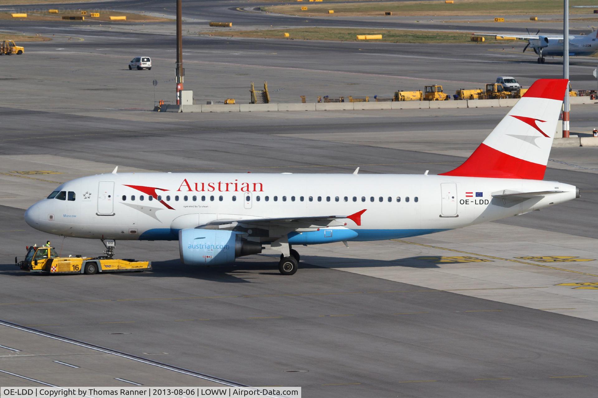 OE-LDD, 2005 Airbus A319-112 C/N 2416, Austrian A319