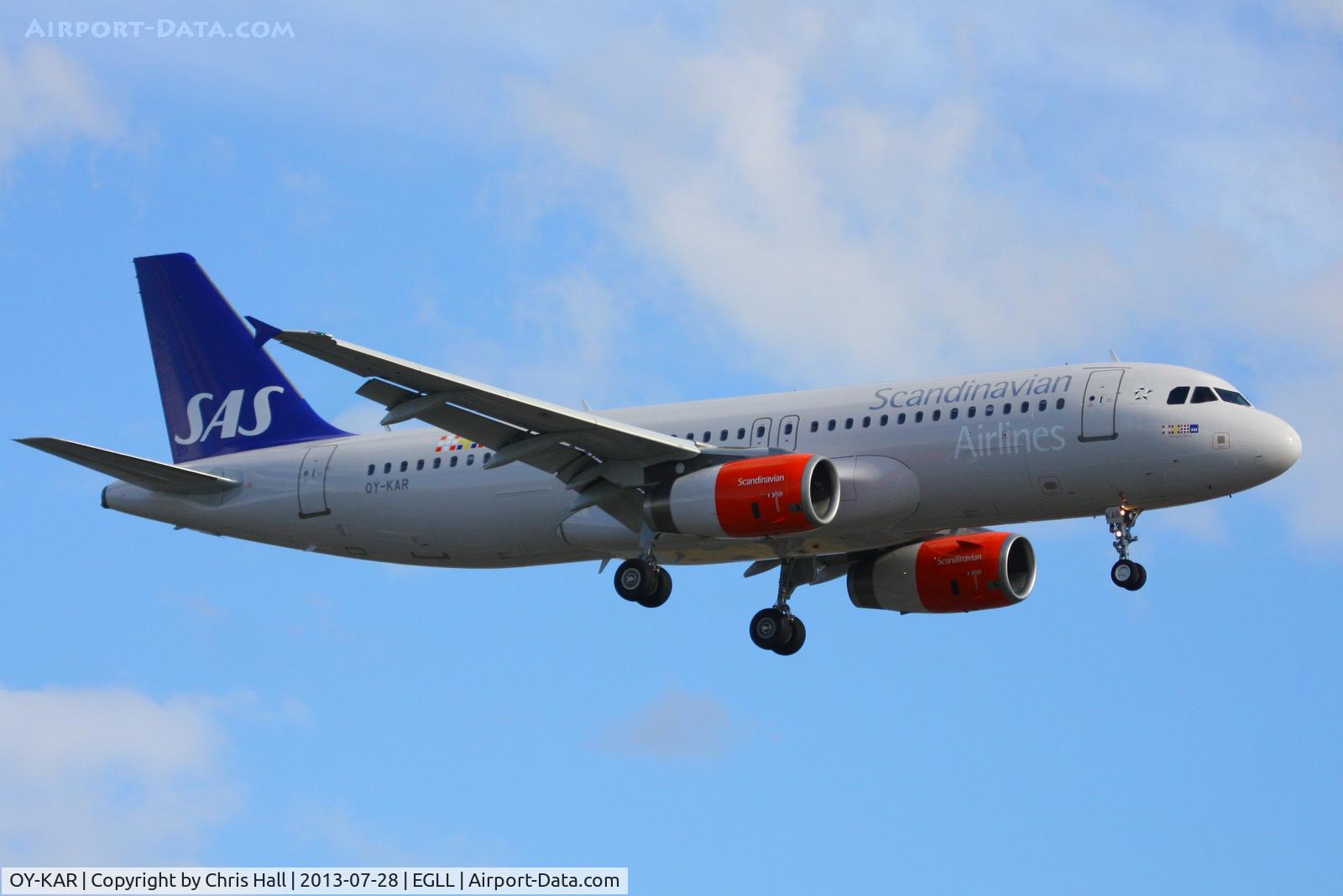OY-KAR, 2007 Airbus A320-232 C/N 3159, SAS Scandinavian Airlines