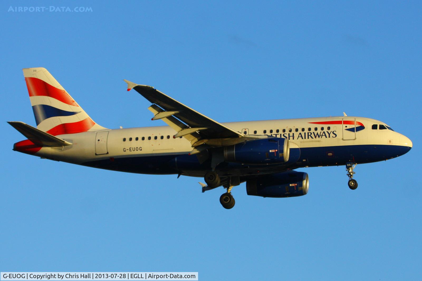G-EUOG, 2001 Airbus A319-131 C/N 1594, British Airways