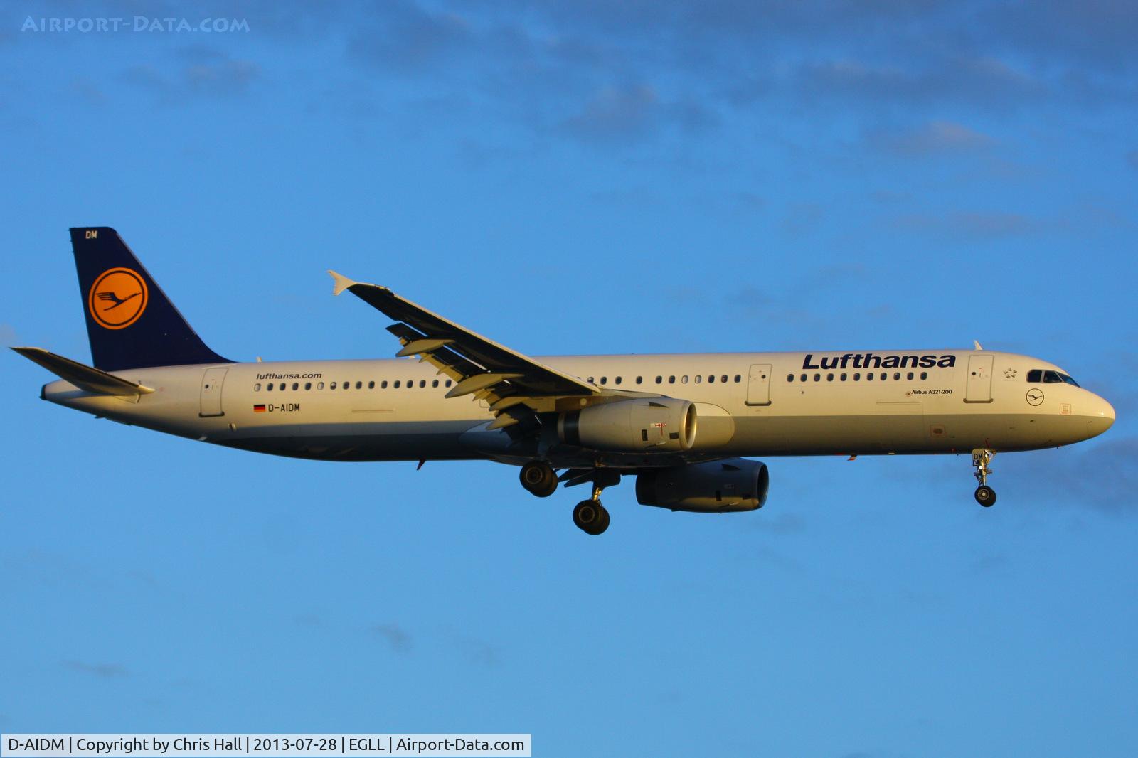 D-AIDM, 2011 Airbus A321-231 C/N 4916, Lufthansa