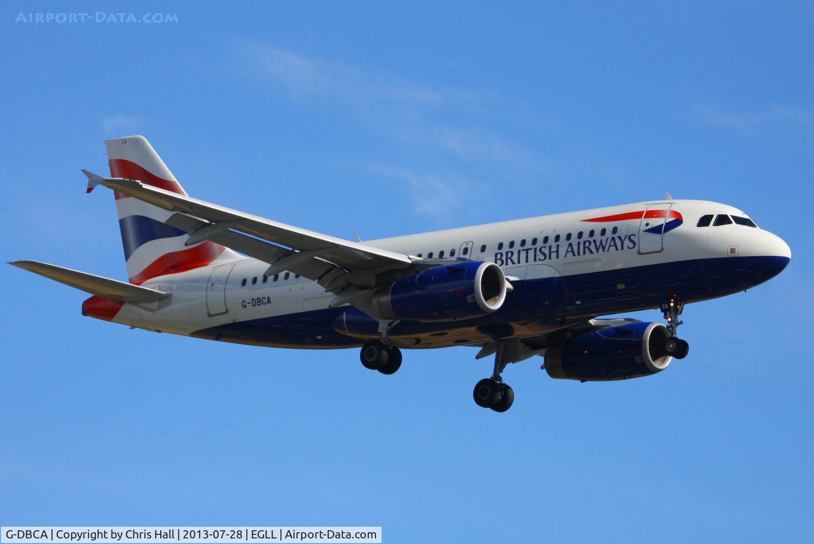 G-DBCA, 2004 Airbus A319-131 C/N 2098, British Airways