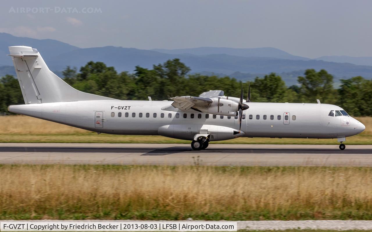F-GVZT, 2008 ATR 72-212A C/N 789, departure from Basel