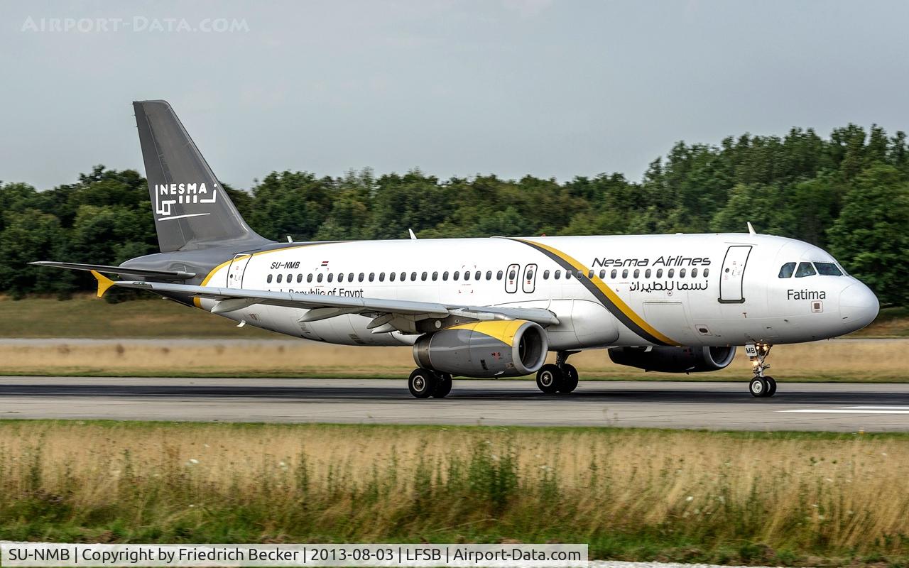 SU-NMB, 2002 Airbus A320-232 C/N 1732, departure from Basel