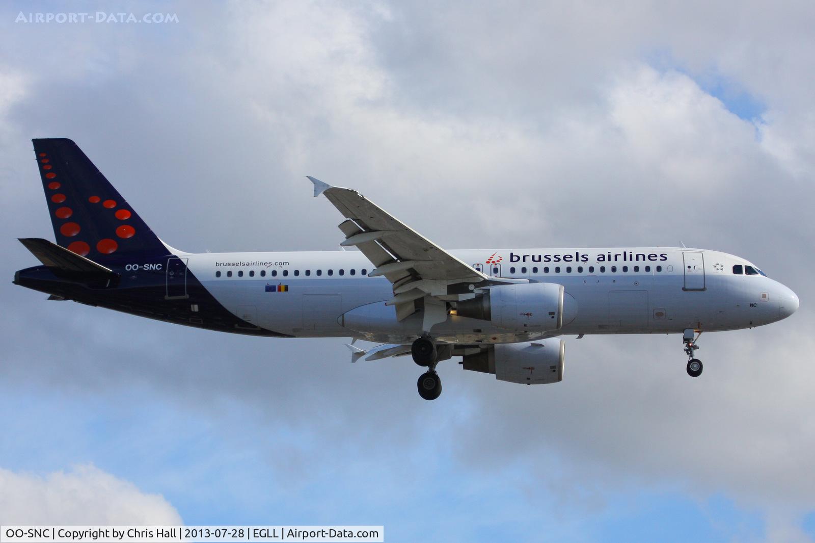 OO-SNC, 2002 Airbus A320-214 C/N 1797, Brussels Airlines
