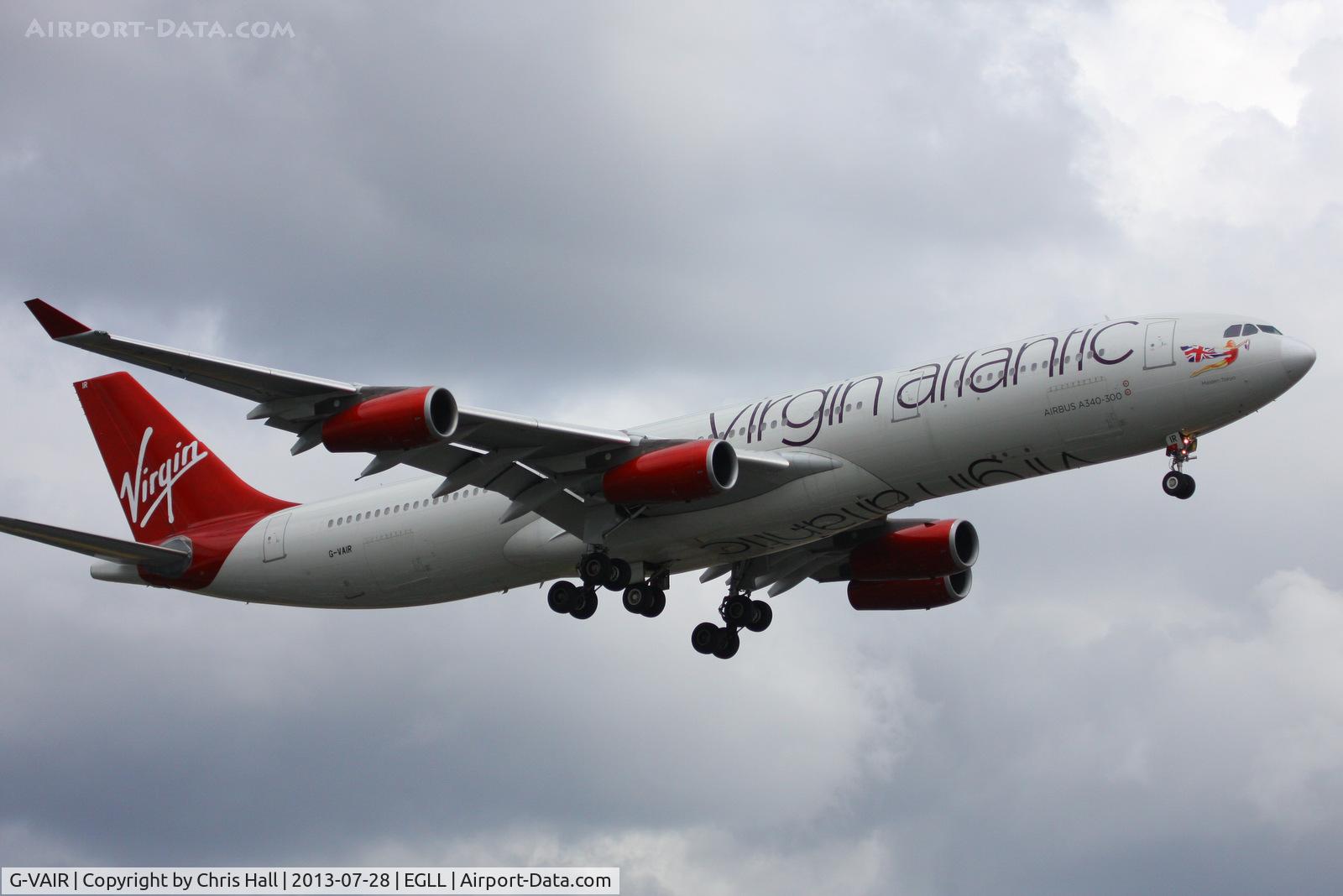 G-VAIR, 1997 Airbus A340-313 C/N 164, Virgin Atlantic Airways