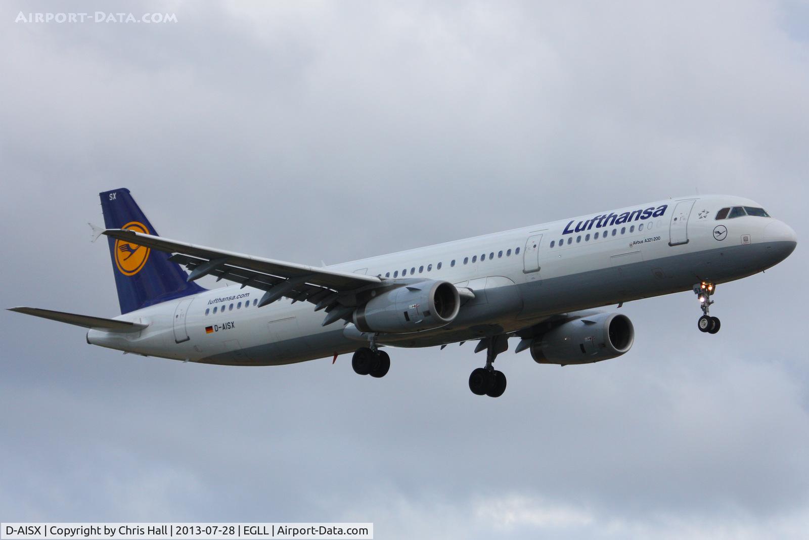 D-AISX, 2009 Airbus A321-231 C/N 4073, Lufthansa