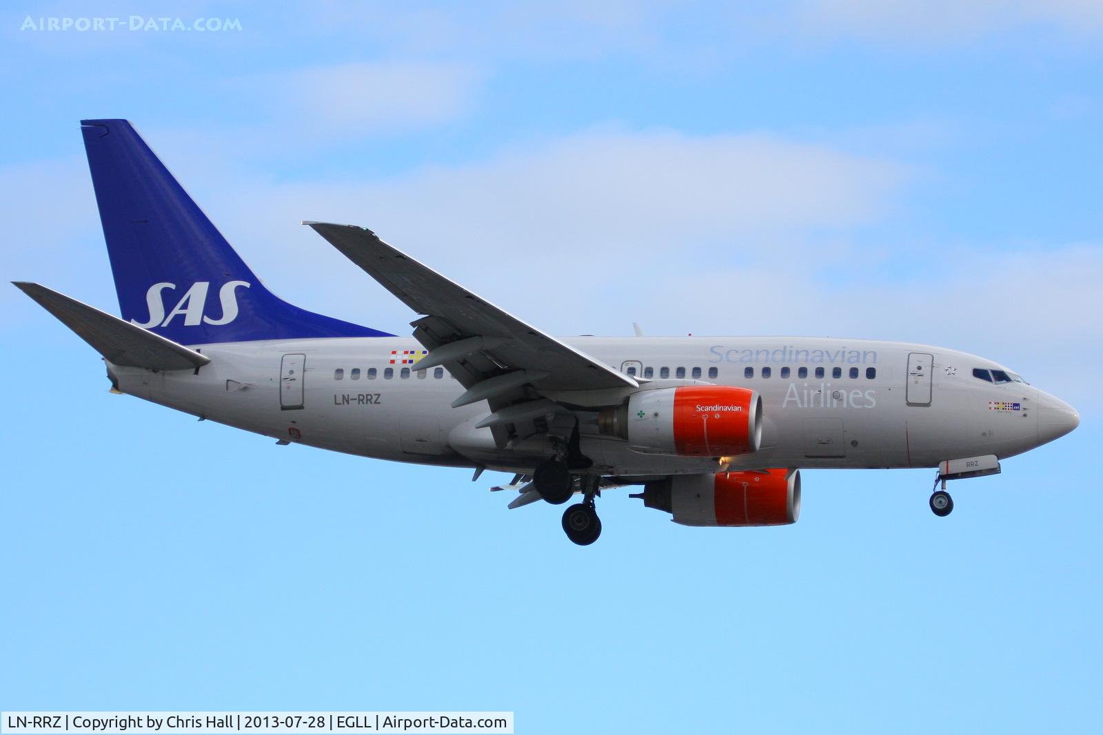LN-RRZ, 1998 Boeing 737-683 C/N 28295, Scandinavian