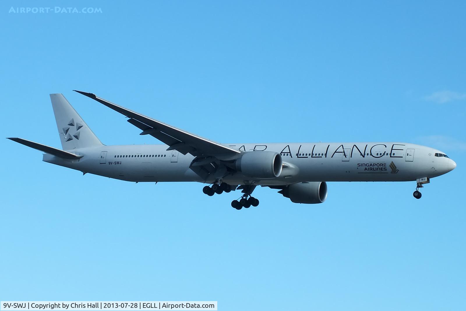 9V-SWJ, 2007 Boeing 777-312/ER C/N 34575, Singapore Airlines