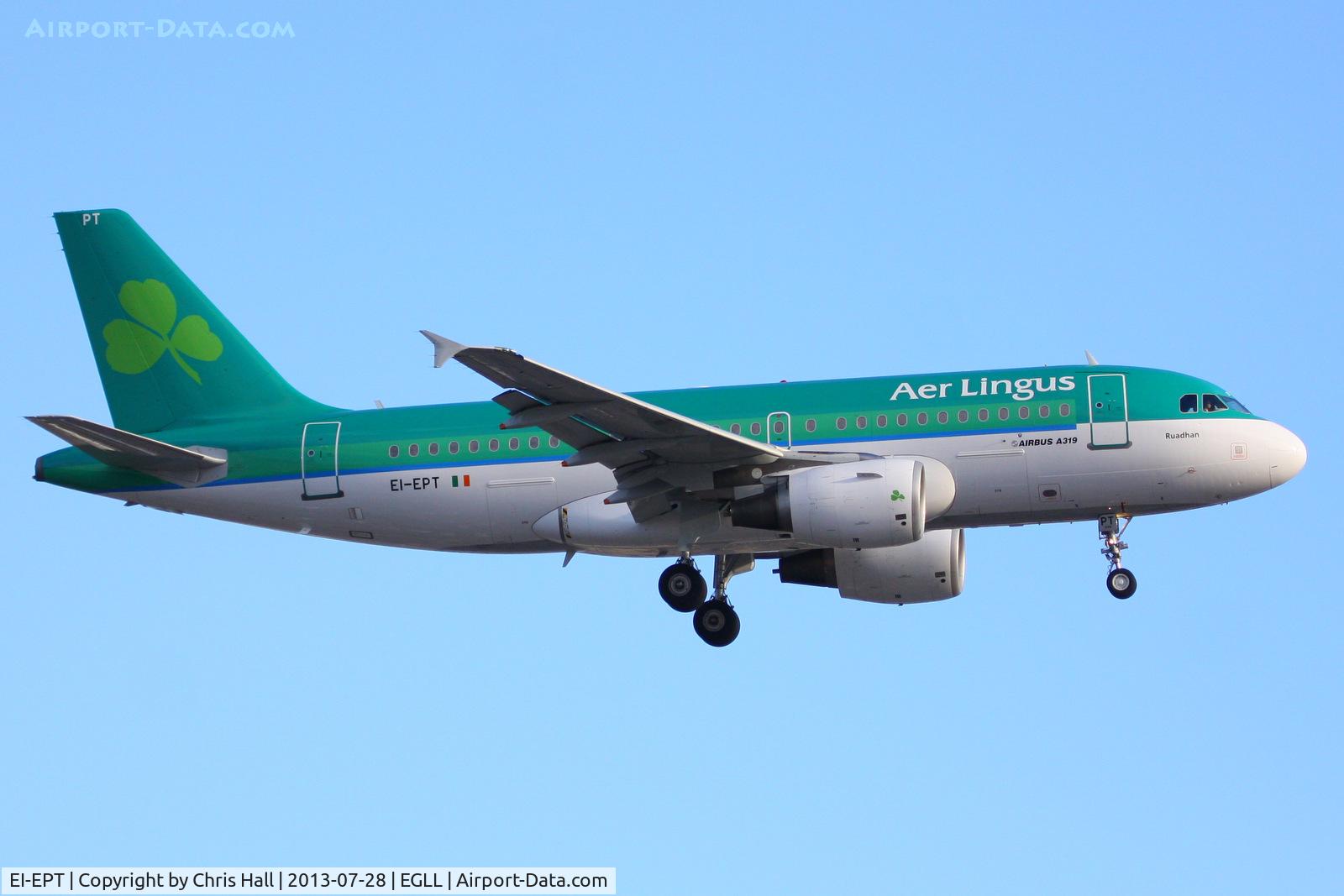 EI-EPT, 2007 Airbus A319-111 C/N 3054, Aer Lingus