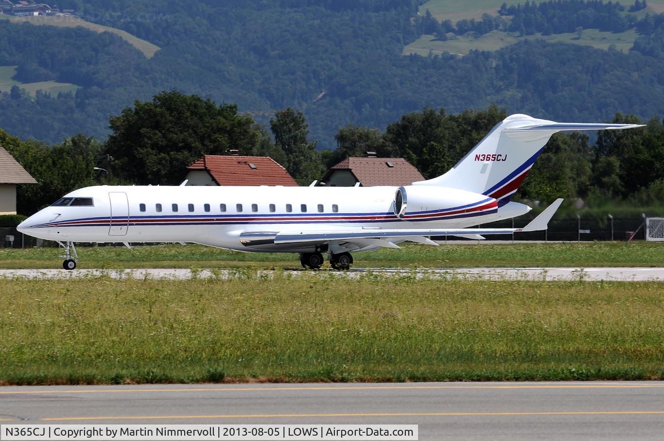 N365CJ, Bombardier BD-700-1A10 Global Express C/N 9077, Private