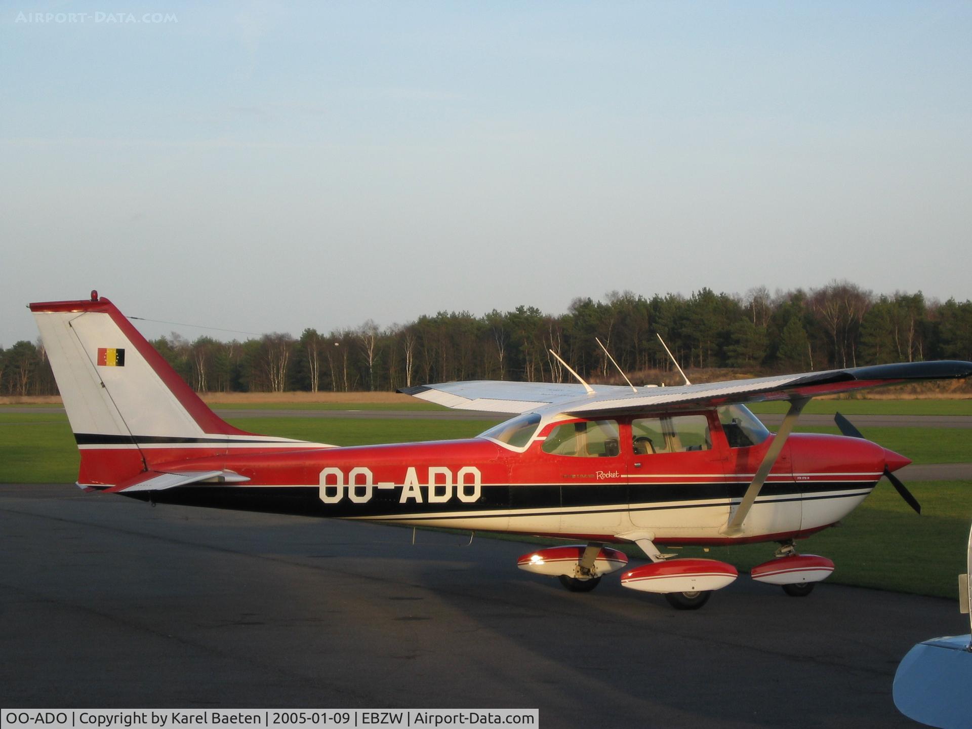 OO-ADO, 1971 Reims FR172H Reims Rocket C/N 0260, based@EBZW