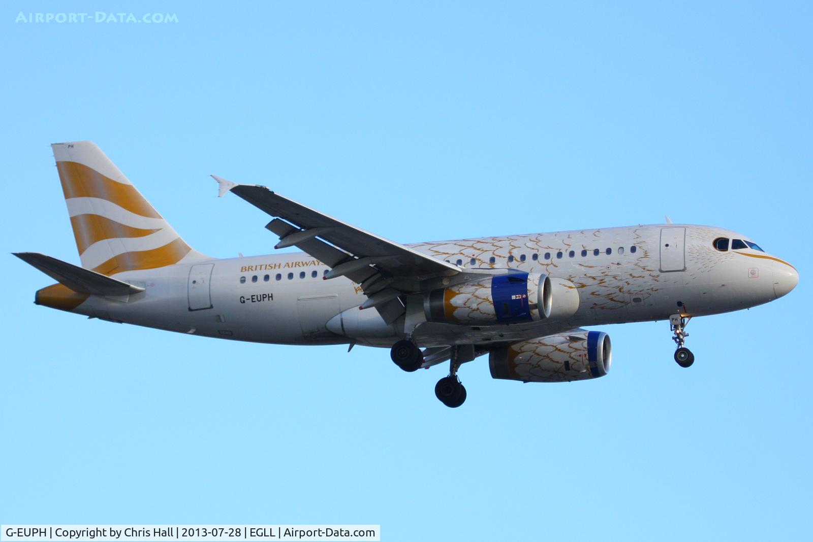 G-EUPH, 2000 Airbus A319-131 C/N 1225, British Airways