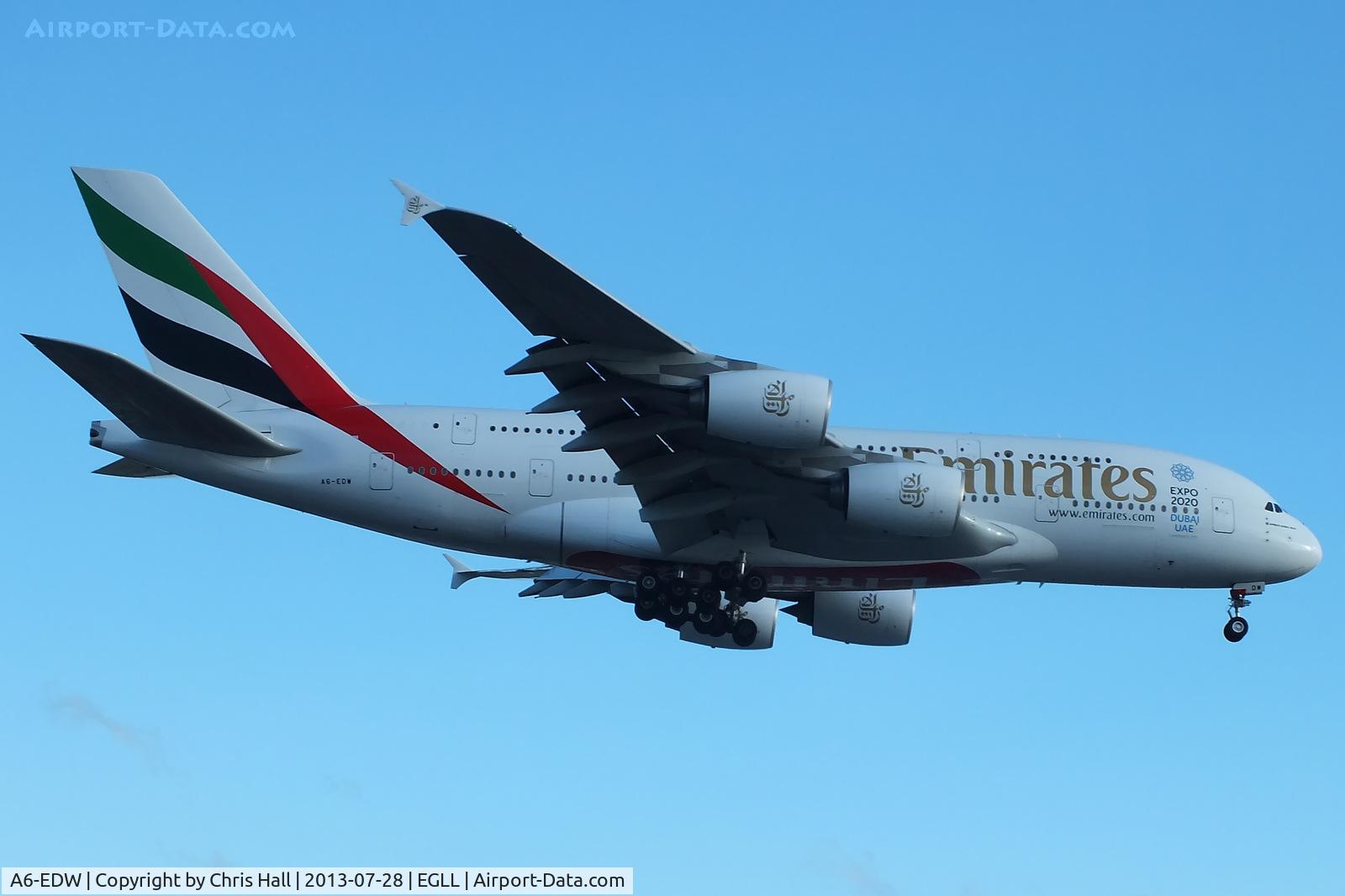 A6-EDW, 2012 Airbus A380-861 C/N 103, Emirates