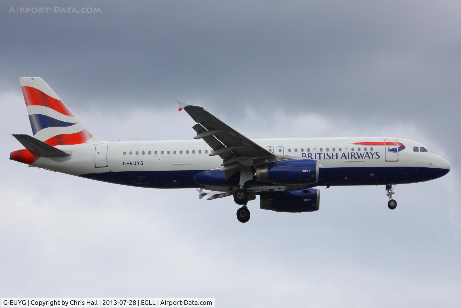 G-EUYG, 2010 Airbus A320-232 C/N 4238, British Airways