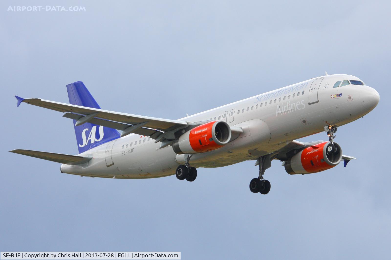 SE-RJF, 2000 Airbus A320-232 C/N 1383, SAS Scandinavian Airlines