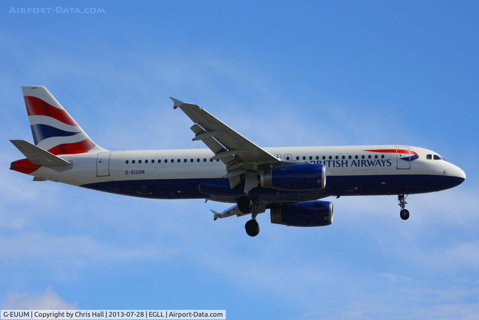 G-EUUM, 2002 Airbus A320-232 C/N 1907, British Airways