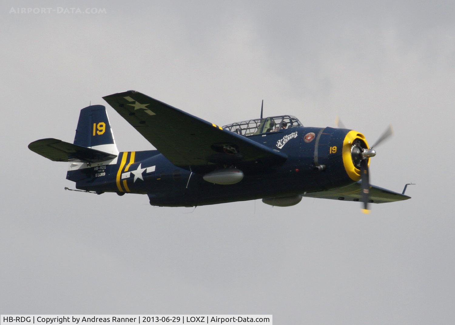 HB-RDG, 1945 Grumman TBM-3R Avenger C/N 3381, Grumman TBM-3R