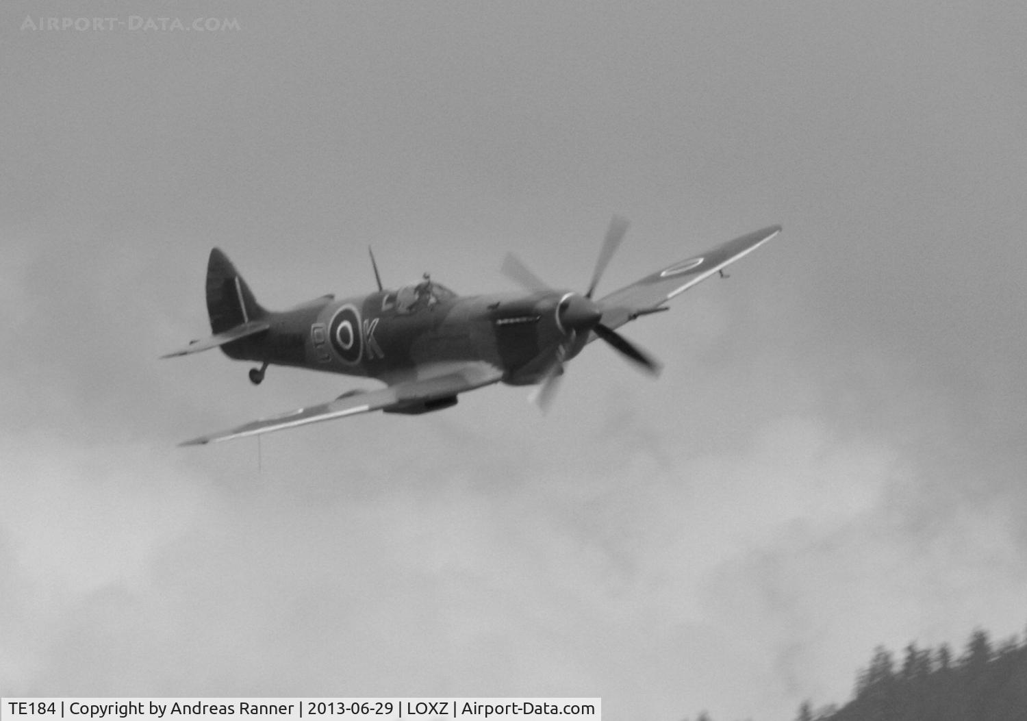 TE184, 1945 Supermarine 361 Spitfire LF.XVIe C/N CBAF.IX.4394, Supermarine Spitfire