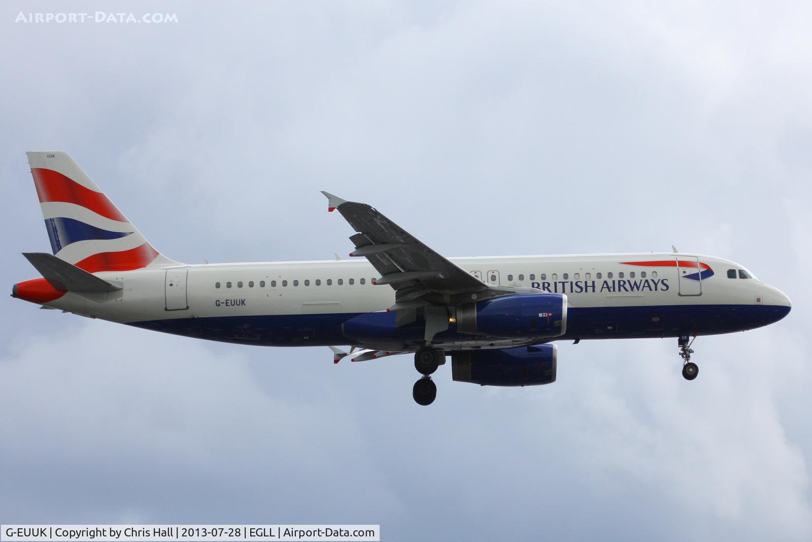 G-EUUK, 2002 Airbus A320-232 C/N 1899, British Airways