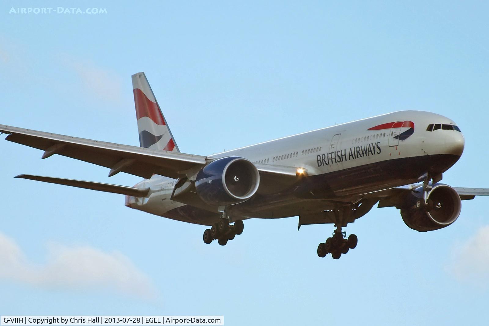 G-VIIH, 1997 Boeing 777-236 C/N 27490, British Airways