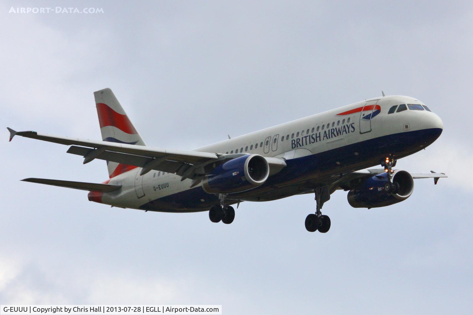 G-EUUU, 2008 Airbus A320-232 C/N 3351, British Airways