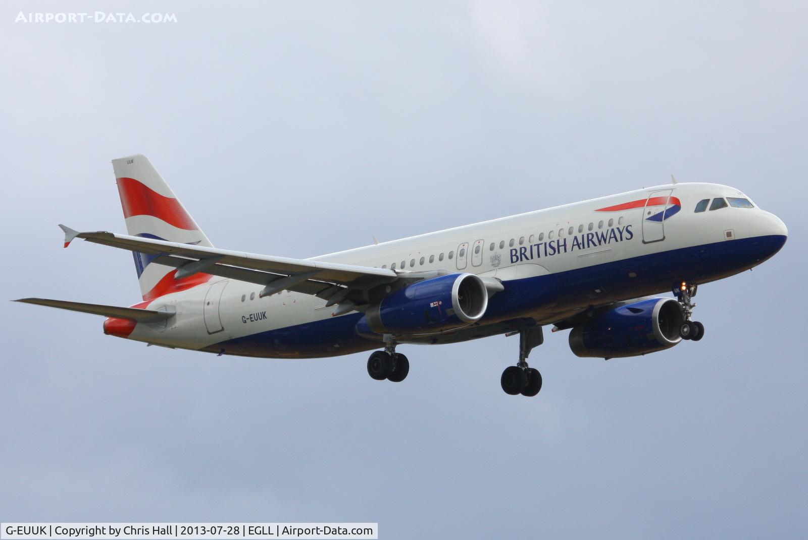 G-EUUK, 2002 Airbus A320-232 C/N 1899, British Airways