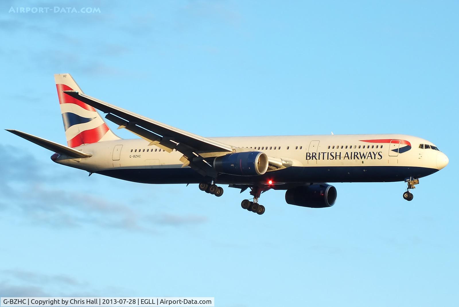 G-BZHC, 1998 Boeing 767-336 C/N 29232, British Airways
