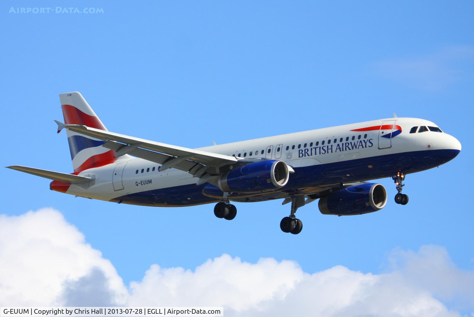 G-EUUM, 2002 Airbus A320-232 C/N 1907, British Airways