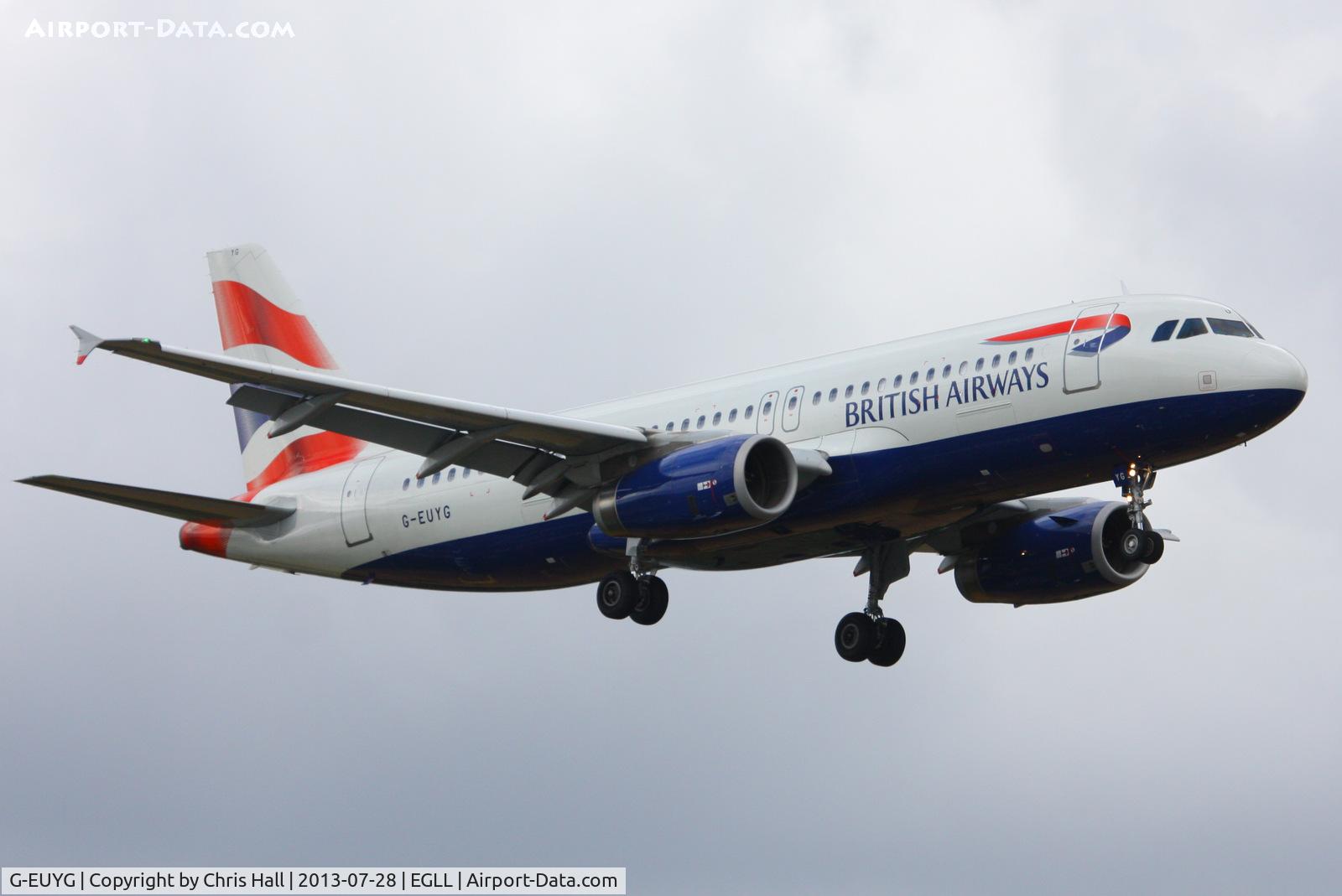 G-EUYG, 2010 Airbus A320-232 C/N 4238, British Airways