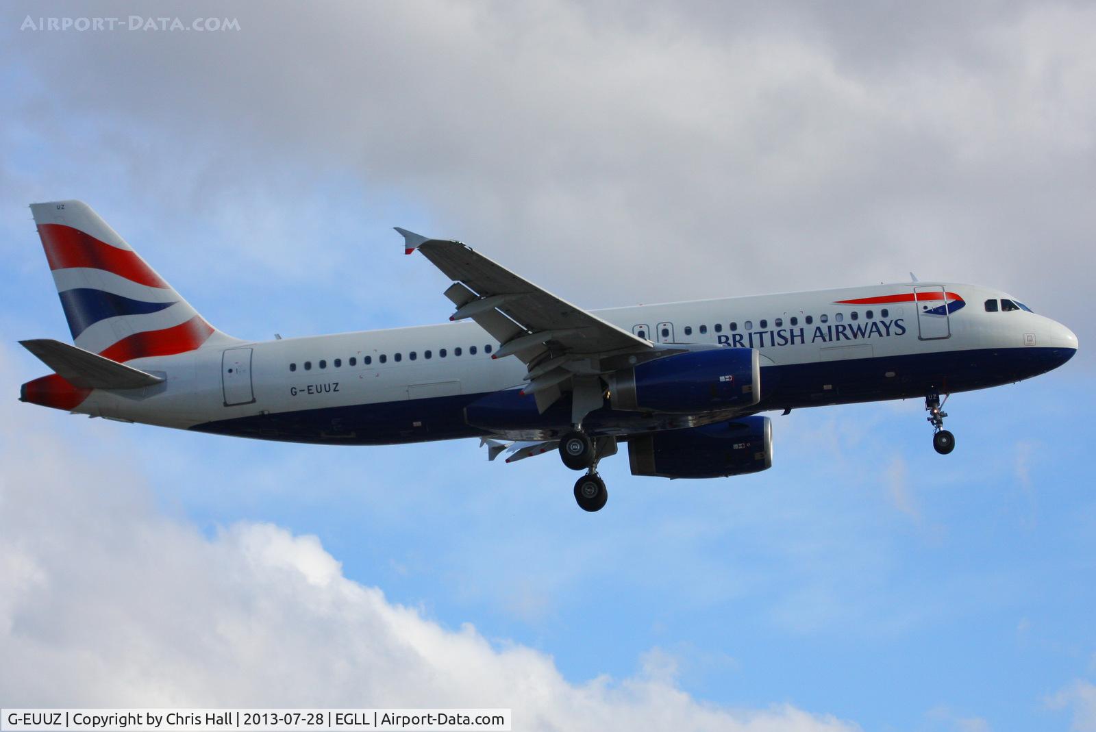 G-EUUZ, 2008 Airbus A320-232 C/N 3649, British Airways