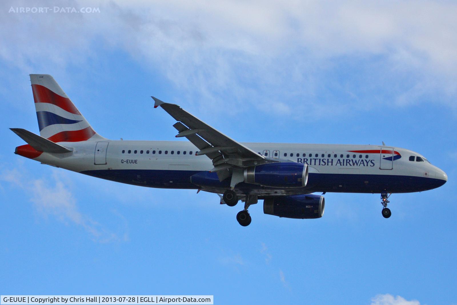 G-EUUE, 2002 Airbus A320-232 C/N 1782, British Airways