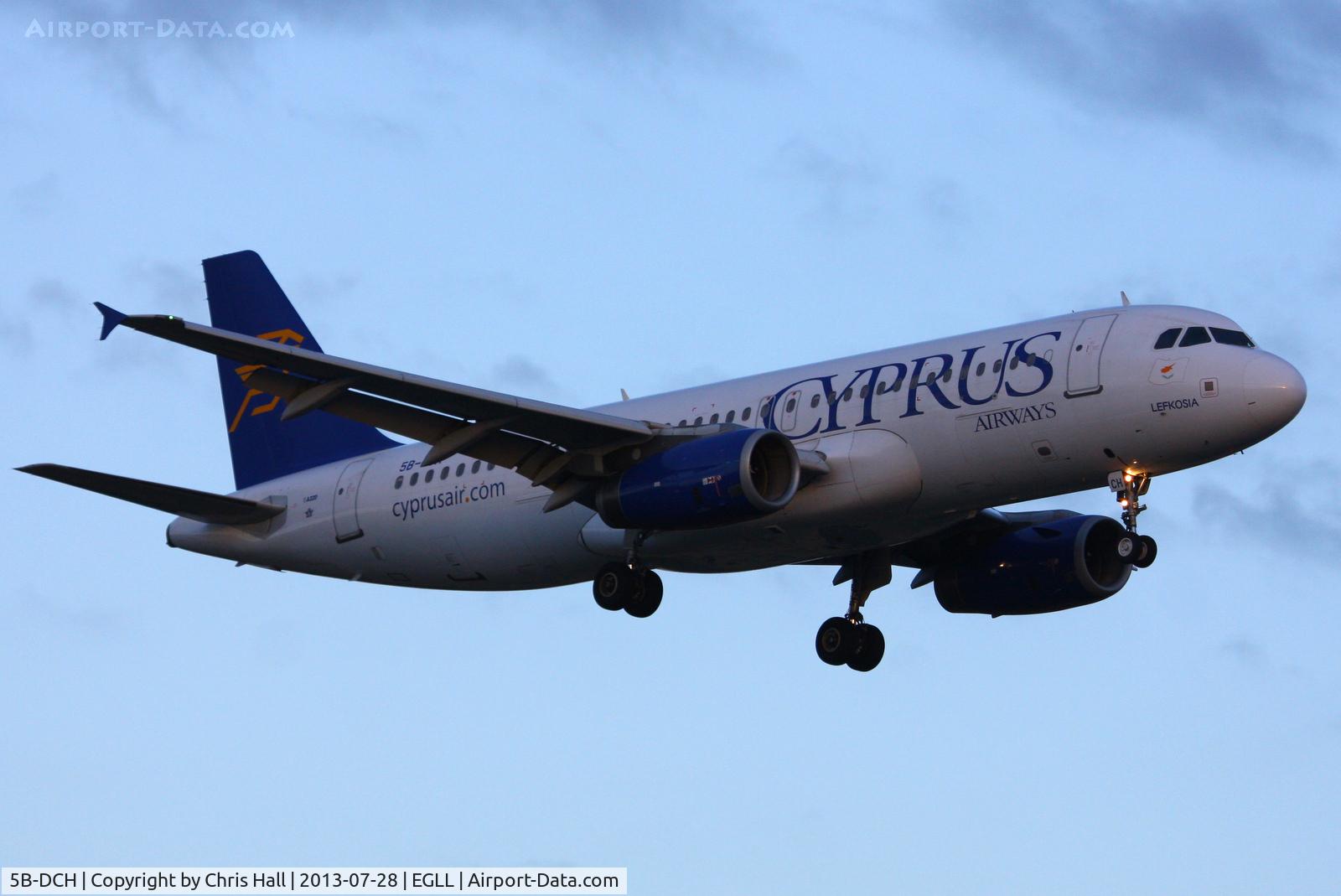 5B-DCH, 2005 Airbus A320-232 C/N 2359, Cyprus Airways