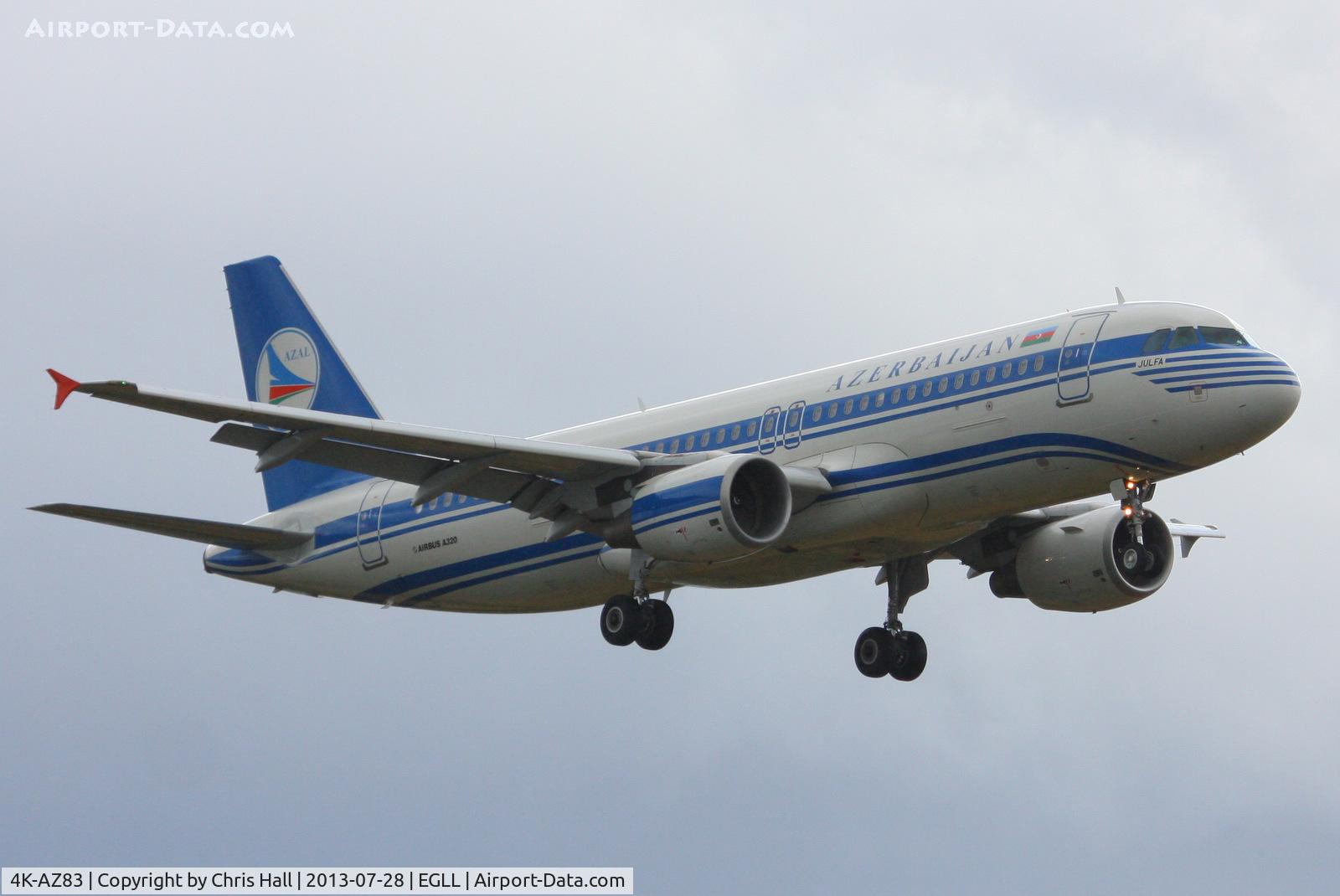 4K-AZ83, 2006 Airbus A320-214 C/N 2685, Azerbaijan Airlines