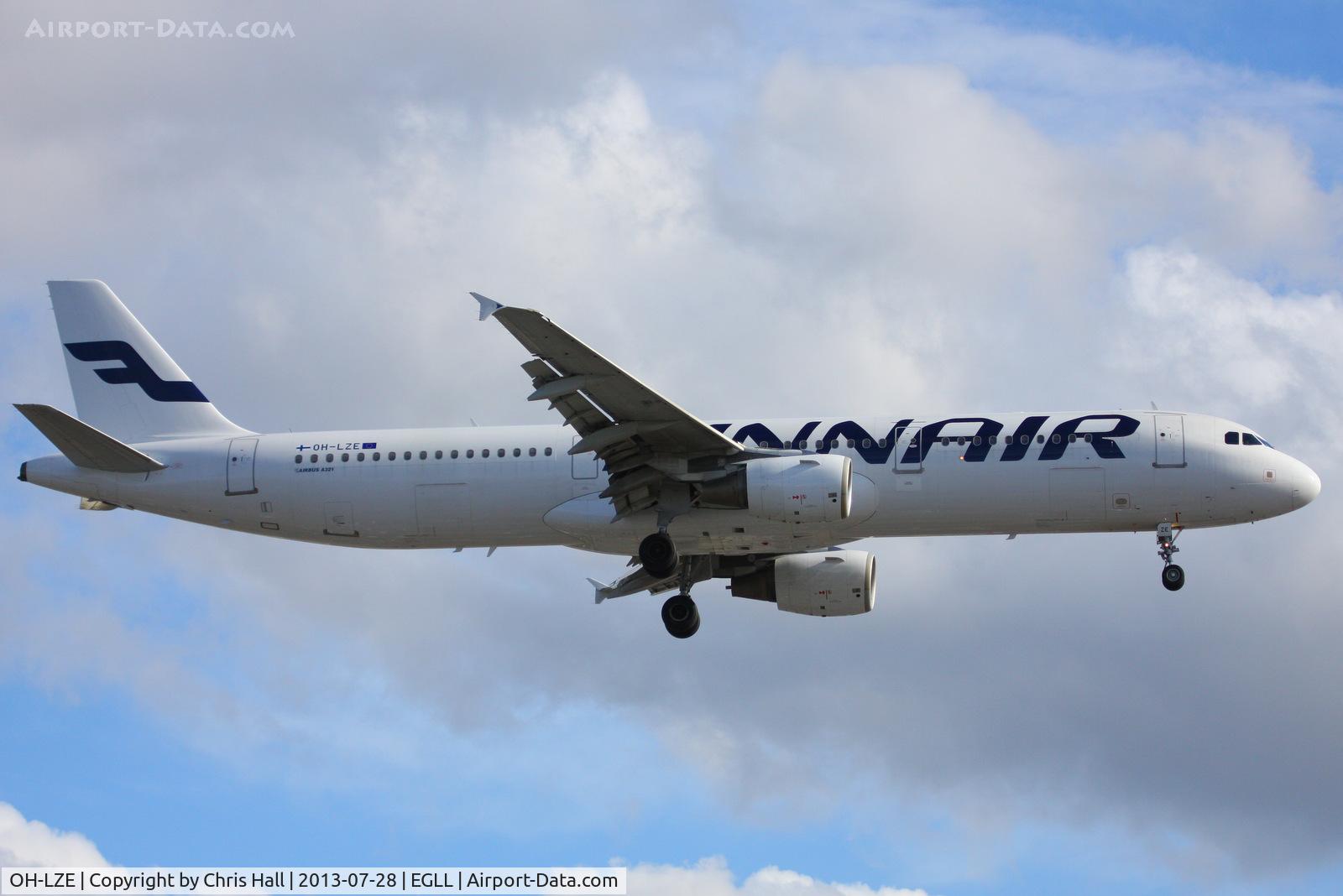 OH-LZE, 2003 Airbus A321-211 C/N 1978, Finnair