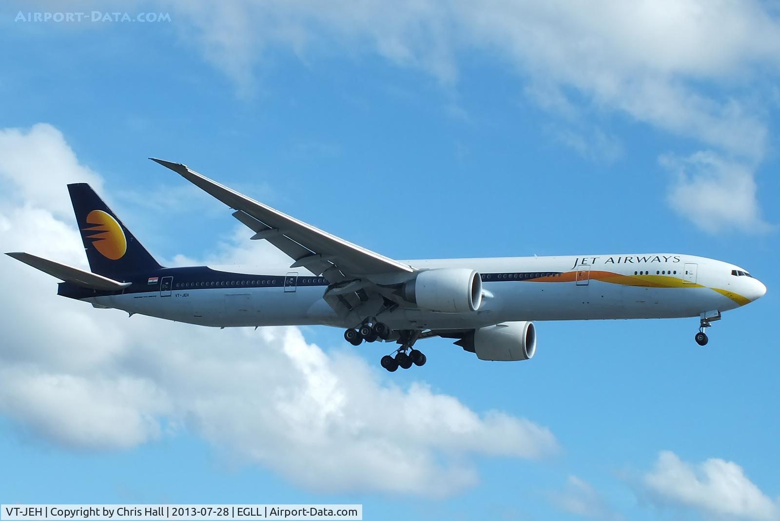 VT-JEH, 2007 Boeing 777-35R/ER C/N 35166, Jet Airways
