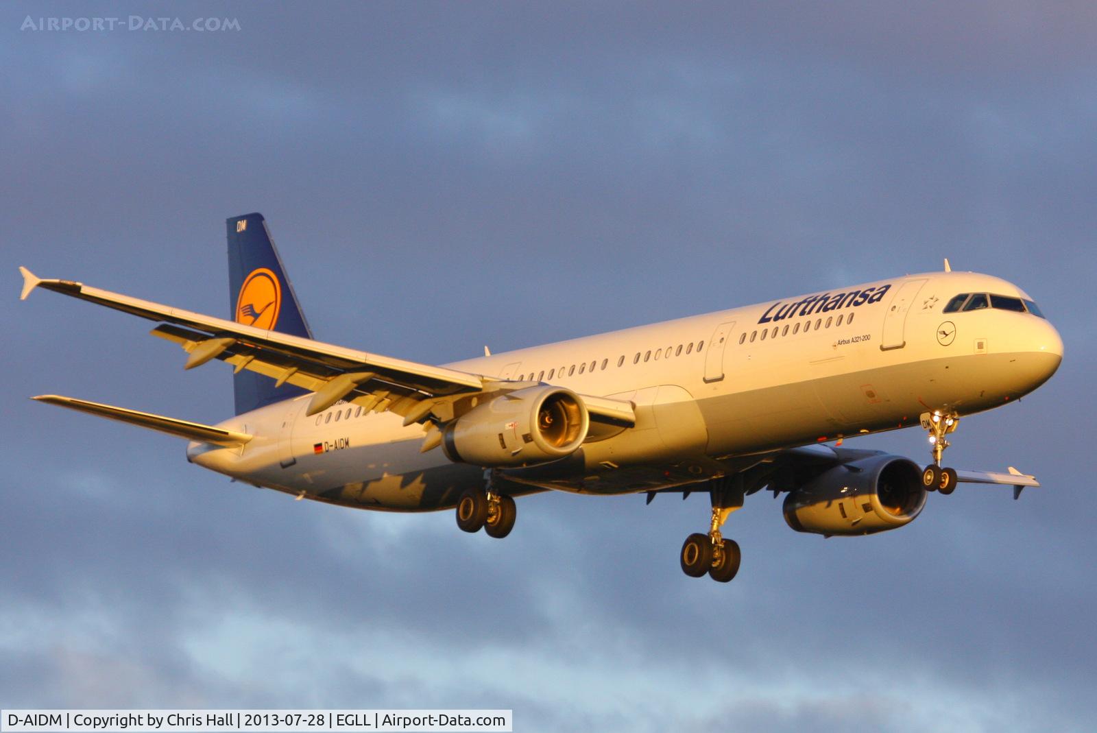 D-AIDM, 2011 Airbus A321-231 C/N 4916, Lufthansa