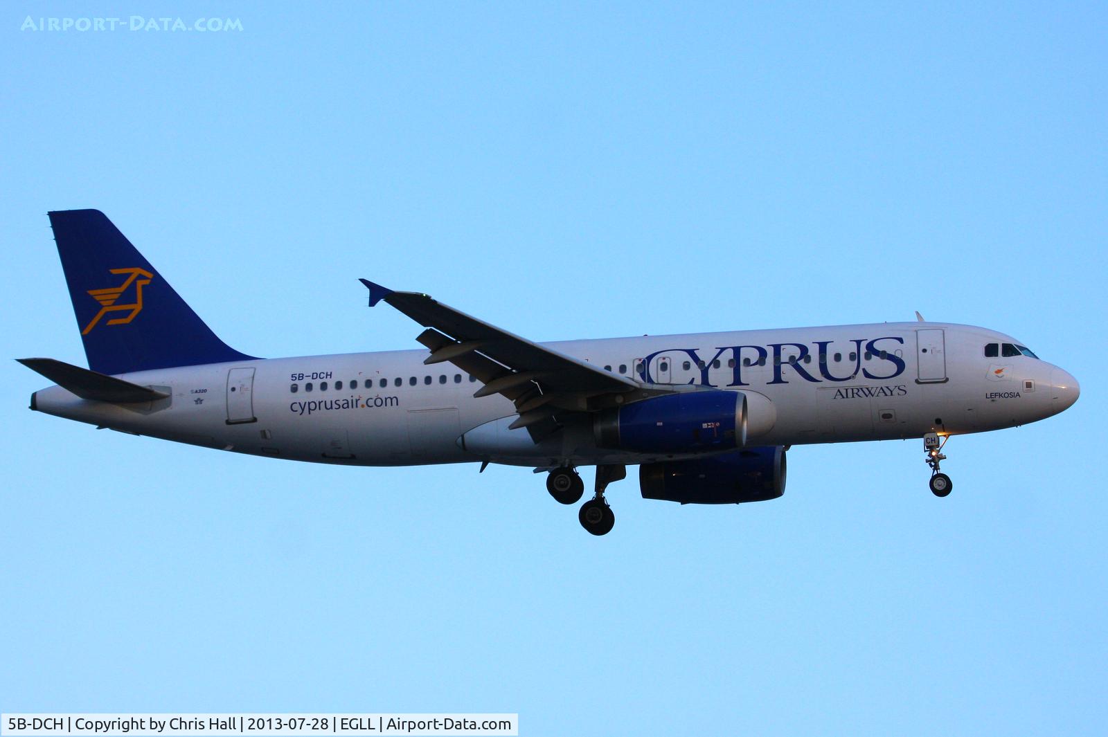 5B-DCH, 2005 Airbus A320-232 C/N 2359, Cyprus Airways