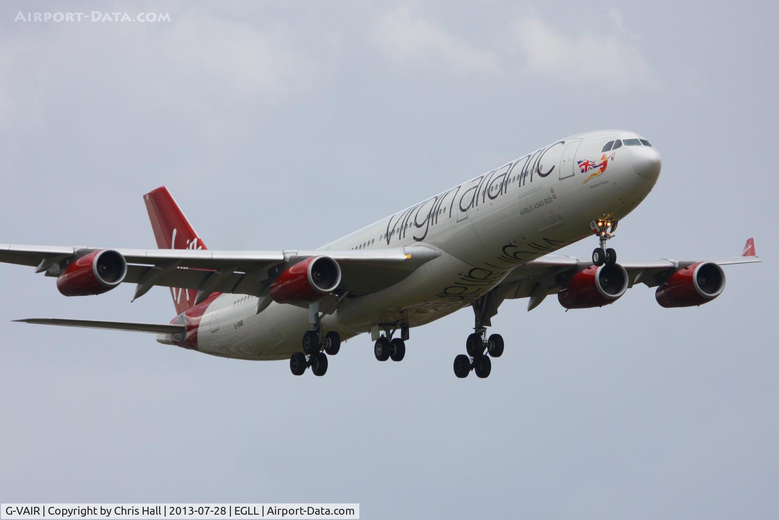 G-VAIR, 1997 Airbus A340-313 C/N 164, Virgin Atlantic Airways
