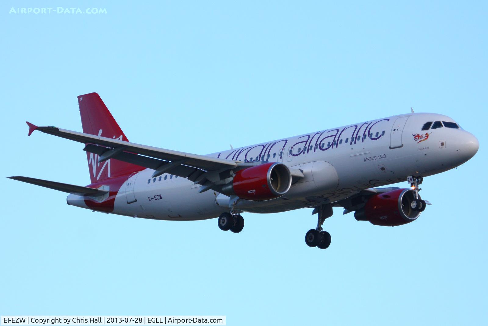 EI-EZW, 2003 Airbus A320-214 C/N 1983, Virgin Atlantic