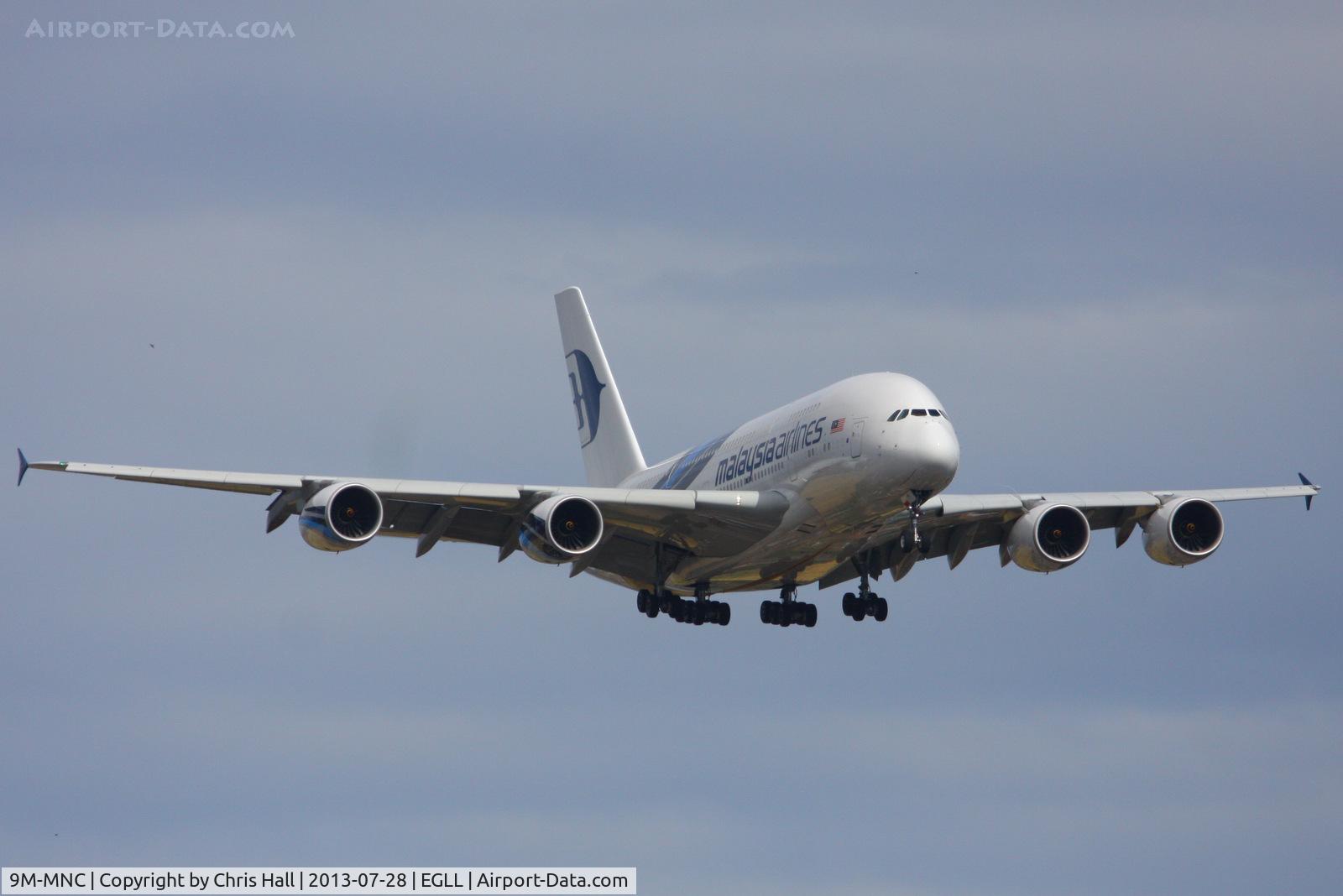 9M-MNC, 2011 Airbus A380-841 C/N 084, Malaysia Airlines