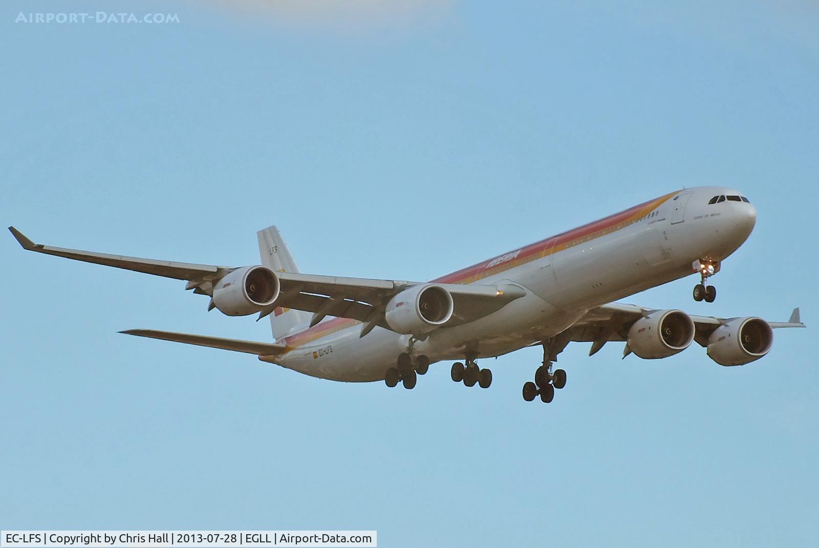 EC-LFS, 2010 Airbus A340-642 C/N 1122, Iberia