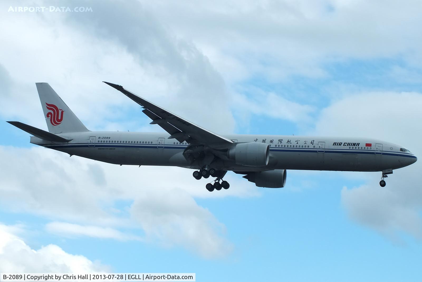 B-2089, 2012 Boeing 777-39L/ER C/N 38675, Air China