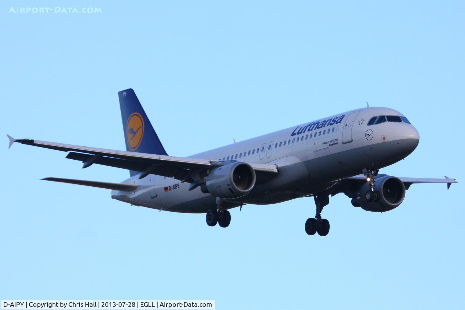 D-AIPY, 1991 Airbus A320-211 C/N 161, Lufthansa
