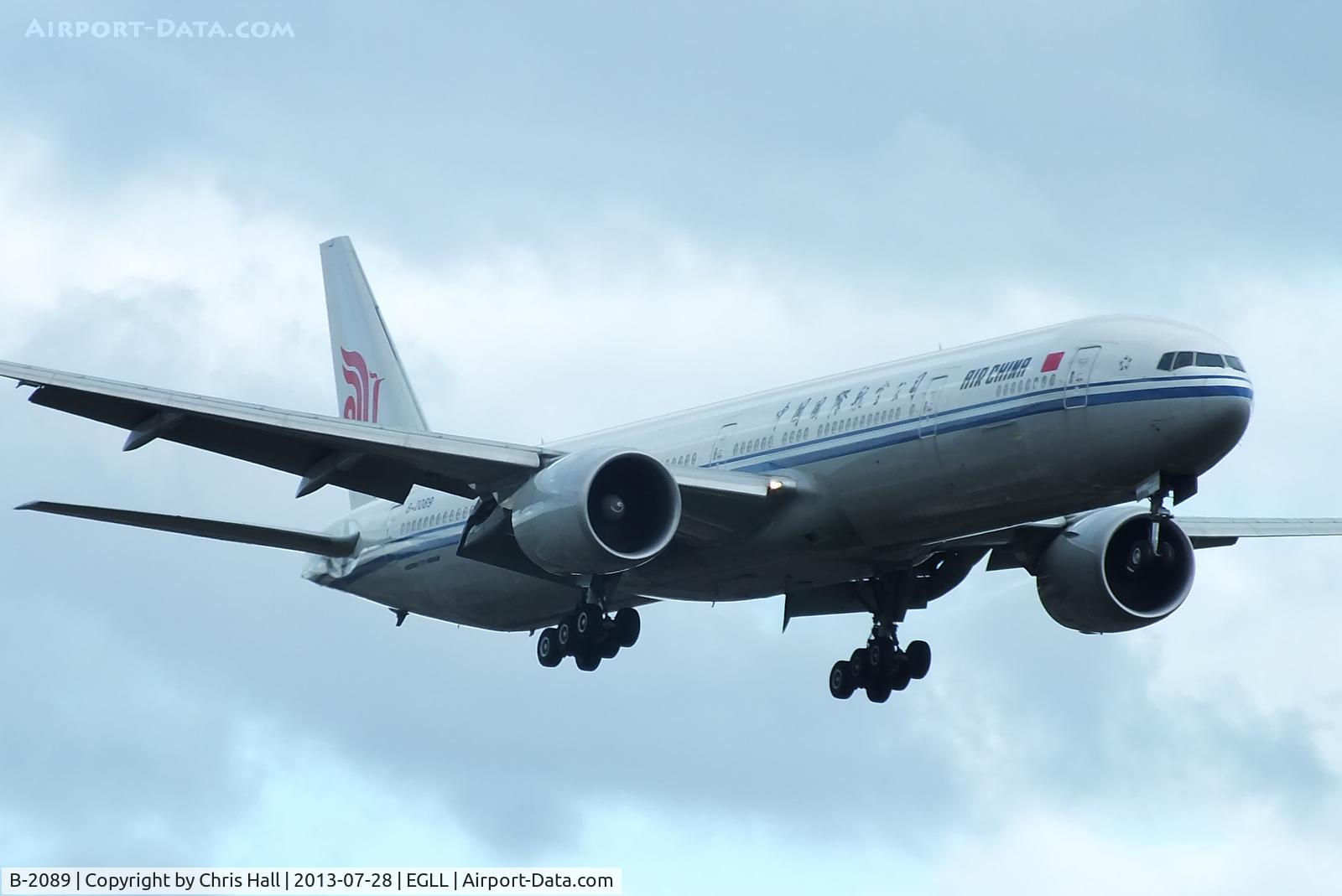 B-2089, 2012 Boeing 777-39L/ER C/N 38675, Air China