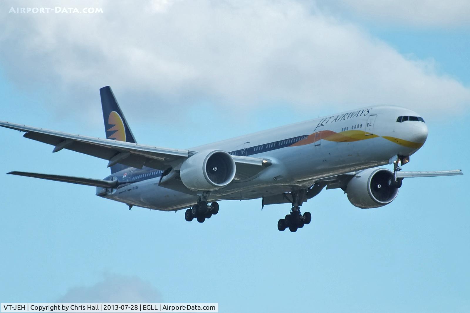 VT-JEH, 2007 Boeing 777-35R/ER C/N 35166, Jet Airways
