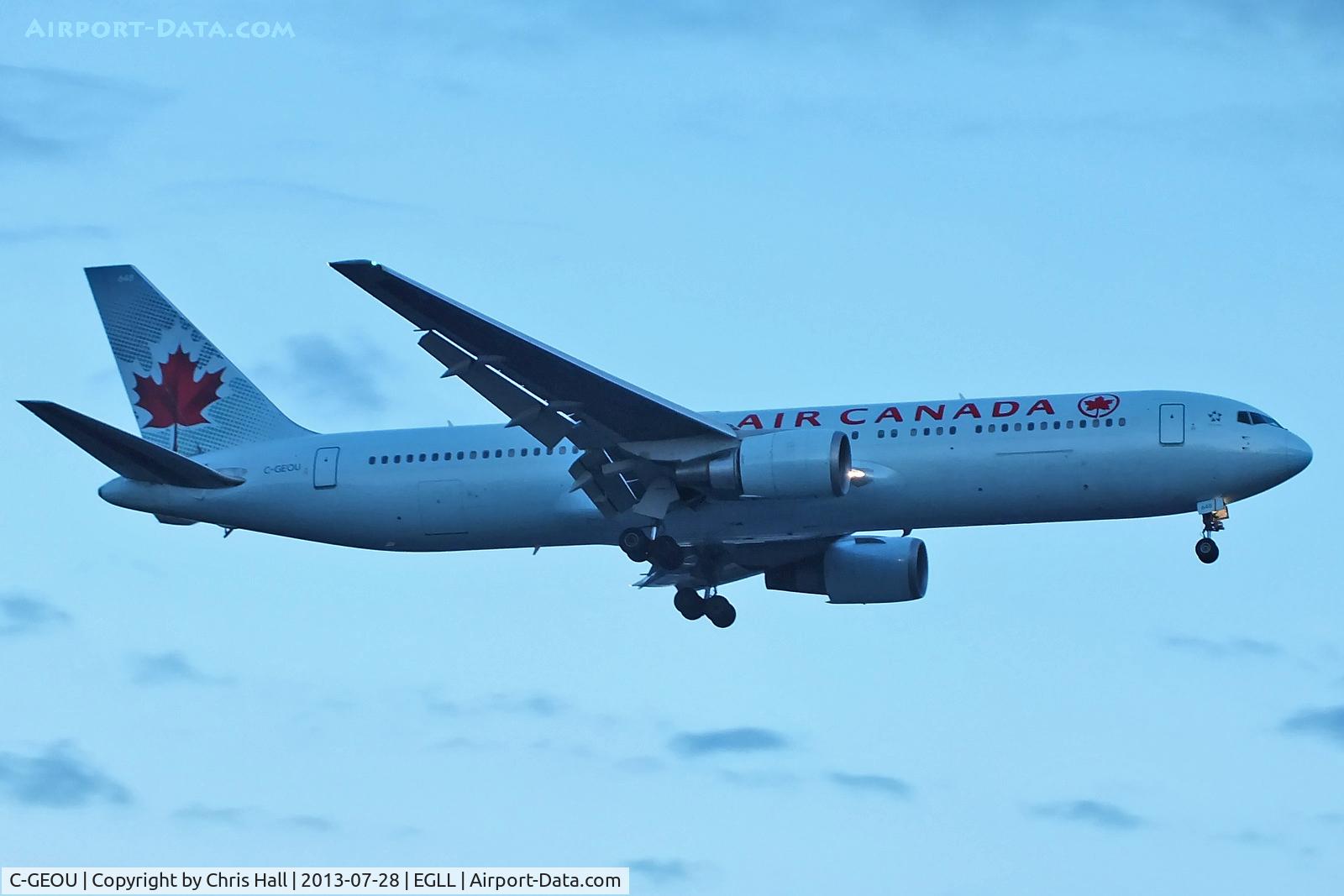 C-GEOU, 1999 Boeing 767-375 C/N 30108, Air Canada