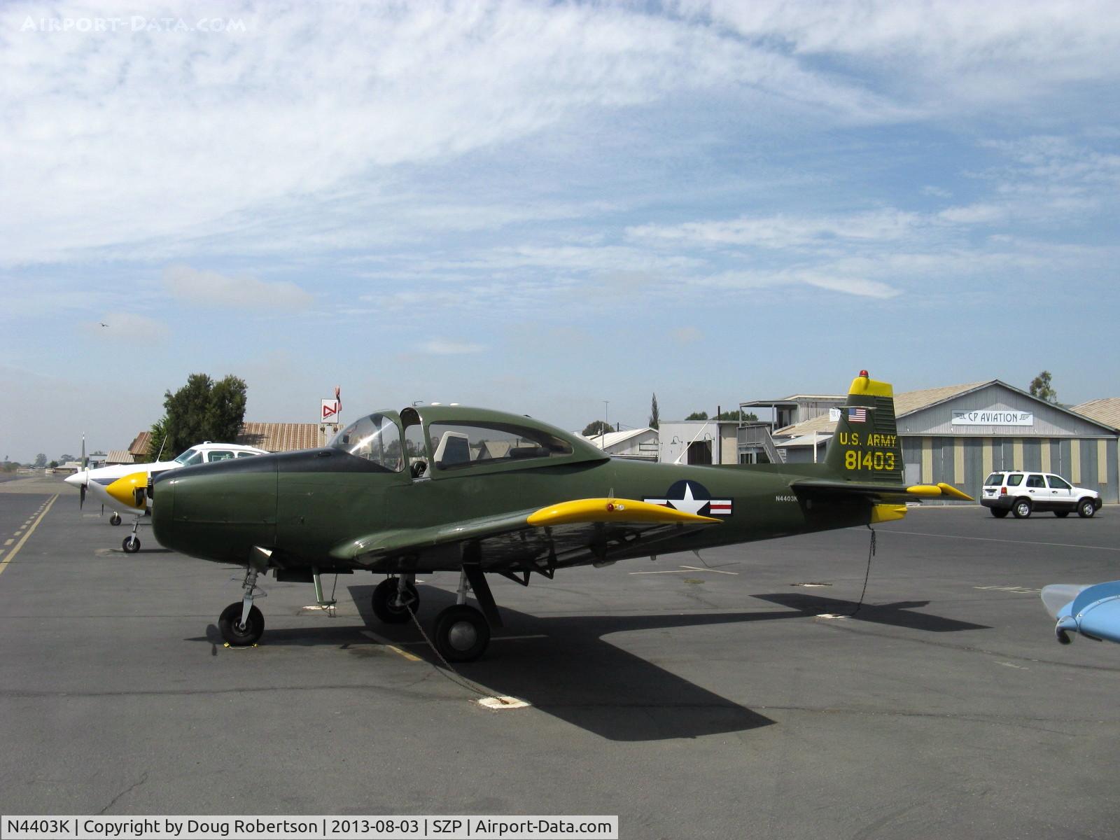 N4403K, 1948 Ryan Navion C/N NAV-4-1403, 1948 Ryan NAVION as L-17B, Continental E-185 (owner states 225 Hp upgrade)