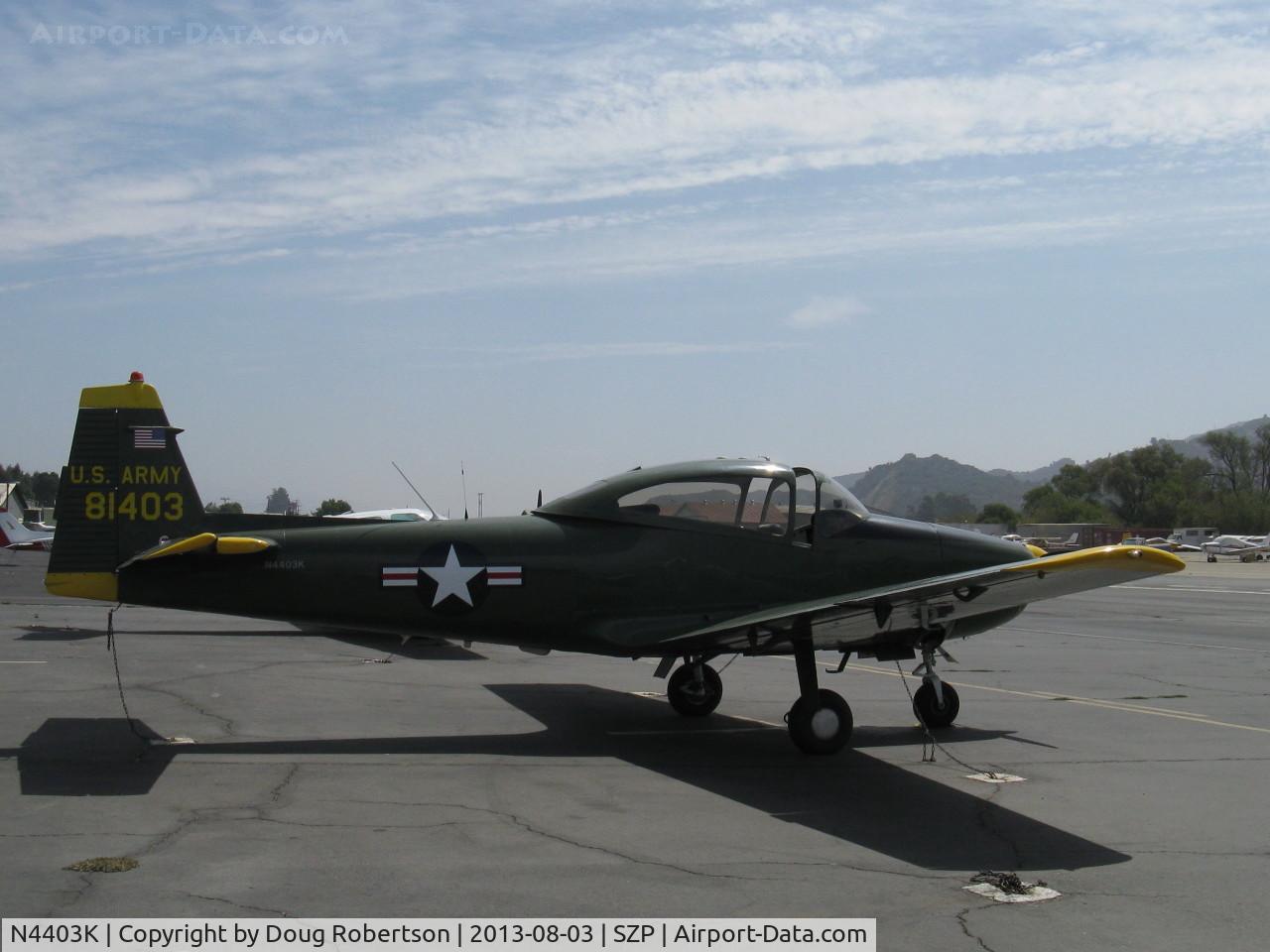 N4403K, 1948 Ryan Navion C/N NAV-4-1403, 1948 Ryan NAVION as L-17B, Continental E-185 (owner states 225 Hp upgrade)